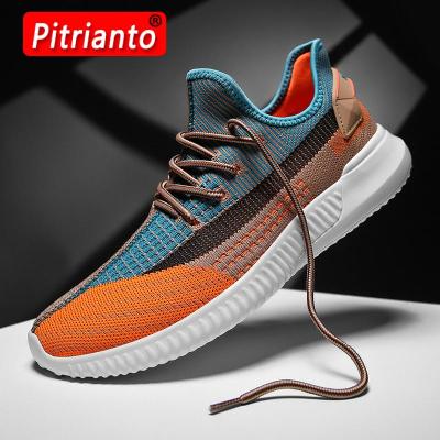 Men Sneakers Breathable Running Shoes Canvas Outdoor Sneaker for Male Casual Sport Tennis Shoes Light Weight Comfortable