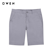 OWEN - Quần short Slim Fit SK231930 màu Ghi chất liệu CVC Spandex
