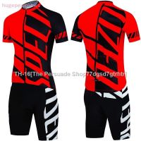 ☇❧ hugepeaknews 2023 Men Short Sleeve Jersey Sets Summer Cycling Clothing Triathlon Shorts Suit Bike Uniform Nice