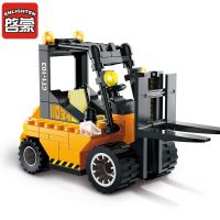 Enlighten Building Block City Cars forklift 115pcs Educational Bricks Toy Boy Gift-No Box Building Sets