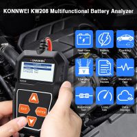 ZZOOI KONNWEI KW208 Battery Tester Car Charger 12V 100 to 2000CCA Cranking Charging Circut Tester Battery Analyzer 12 V Battery Tools