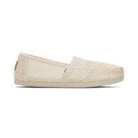 TOMS รองเท้าลำลองผู้หญิง สลิปออน รุ่น Alpargata Natural Geo Mosaic Lace  (CA) รองเท้าลิขสิทธิ์แท้