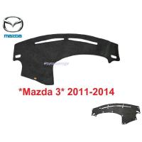 SALE พรมปูคอนโซลหน้ารถ Mazda 3 2011-2015 เก๋ง มาสด้า 3 รุ่นไม่มีจอ พรมปูแผงหน้าปัด #พรมหน้ารถ ยานยนต์ อุปกรณ์ภายในรถยนต์ พรมรถยนต์