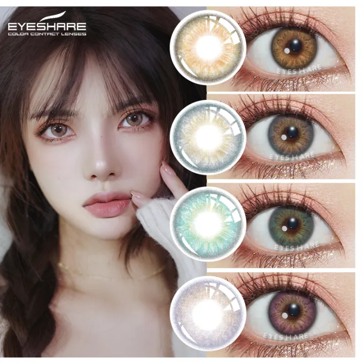 Korean hot style contact lens hot style JOLIE DIVA series gray brown
