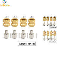 LeadingStar ฮับหกเหลี่ยม RC 12มม. ล้อทองเหลือง,อะแดปเตอร์ไดรฟ์ Hex ที่ใช้ได้กับรถ RC SCX10