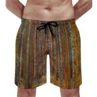 Board Shorts Pine Forest Hawaii Swimming Trunks Gustav Klimt Man Comfortable Running Surf Trendy Plus Size Board Short Pants