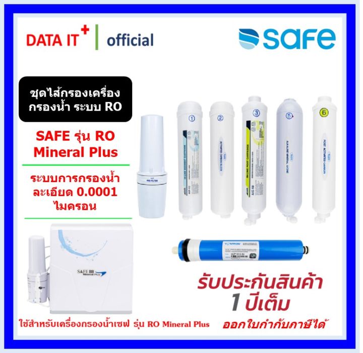 safe-ชุดไส้กรองน้ำดื่มเซฟ-รุ่น-ro-mineral-plus-บริการส่งฟรี-ติดตั้งฟรี-กทม-ปริมณฑล