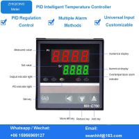 PID intelligent digital display temperature controller factory supply alarm adjustable temperature controller