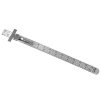 ไม้บรรทัดชนิดสไลด์ 150 มม.  Slide Clip Ruler 150mm