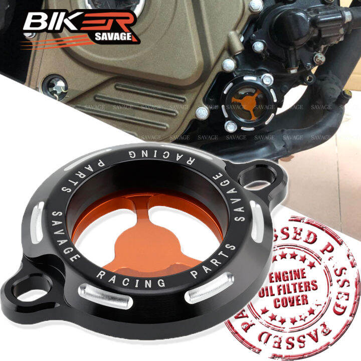 Engine Oil Filters Cover For BAJAJ Pulsar 200NS RS AS Dominar 400