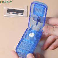 Portable Pill Cutter Splitter Divide Storage Medicine Cut Compartment Box Holder Travel Pill Case Medicine Drugs Pill Container Medicine  First Aid St