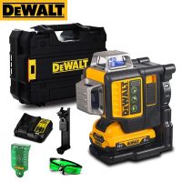 ระดับเลเซอร์สีเขียว DEWALT DW089LG ระดับเลเซอร์360 12เส้นปากกามาร์กเกอร์กลางแจ้งในร่ม IP65ชุดเครื่องมือช่างของเล่นเลเซอร์แบตเตอรี่ลิเธียม