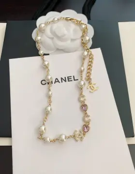 Buy DESTINY JEWEL'S Gold Plated Korean Style Chanel Crystal CC