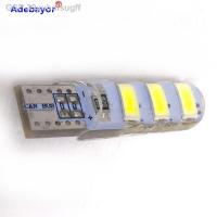 2023 14ชิ้นเคสซิลิโคน T10 6 SMD 5630โดม W5W 194 6SMD 6LED 5730หลอดไฟแบบลิ่มหลอดไฟท้ายรถ100X 12V