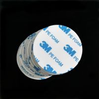 3M 1600 Double Perekat PE Foam Tape Bulat Persegi Panjang Stiker untuk Rumah/Auto/Aksesoris Kantor Pemasangan Cincin Putih Ketebalan 1Mm