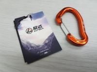 CARABINER อลูมิเนียมคลิปสปริงชุดล็อคสำหรับปีนหน้าผา  XINDA XD-8504U-16KN รองรับน้ำหนักได้ 1600 กก