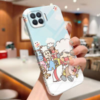 เคสโทรศัพท์มือถือเคสสำหรับ A93 OPPO 2020 OPPOReno4 F Reno5 A94 OPPO F กรณีโทรศัพท์ฟิล์มรวมทุกอย่างดีไซน์การ์ตูนเคสป้องกันทนแรงกระแทกกล้องคลุมทั้งหมดเปลือกแข็ง