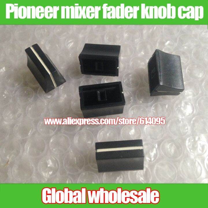 10pcs-pioneer-mixer-fader-knob-cap-for-400-500-600-long-19mm-high-13-2mm-holes-4mm-pioneer-fader-cap