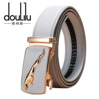 Korean version Golf belt mens leather personality trend black casual all-match handsome high-end atmosphere golf white belt original PXˉ Pearlˉ Gateˉ Titleisˉ Callawaˉ J.Lindeberg Descentˉ belt for men and women