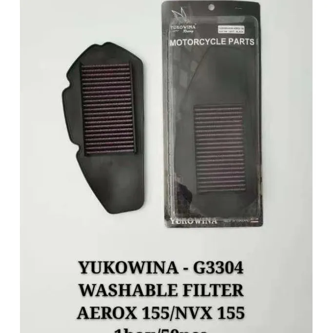 【factory outlet】 COD Air filter Stainless Washable for Aerox 155