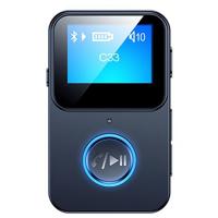 Bluetooth 5.0 Audio Receiver Adapter Bluetooth MP3 Player with Screen Support Remote Control Photography