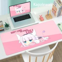 แผ่นรองเมาส์ขนาดใหญ่ Anime Kanna แผ่นรองเมาส์เกมการ์ตูน XXL 900x400 มม. อุปกรณ์เสริมเดสก์ท็อป