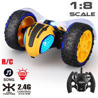 1:14 RC รถของเล่น4WD Bumblebee รีโมทคอนล2.4G Deformation Vehicle 360 ° Rotation Trick สำหรับเด็กของขวัญเด็กของเล่นสำหรับชาย