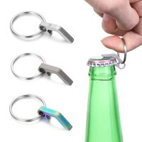 ◄∏ Creative Titanium Steel Beer Bottle Opener Mini Keychain Beer Bottle Opener Can Opener Multifunctional Kitchen Wine Opener Tool