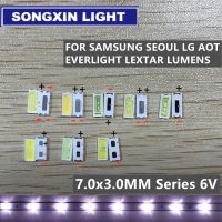 ❡ 50-100pcs FOR LG Innotek Lextar UNI SAMSUNG SEOUL LUMENS LED Backlight 0.5W 1W 1.5W 7030 6V Cool white 110LM TV Application