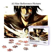 Eren Yeager (3) Attack On Titan Wooden Jigsaw Puzzle 500 Pieces Educational Toy Painting Art Decor Decompression toys 500pcs