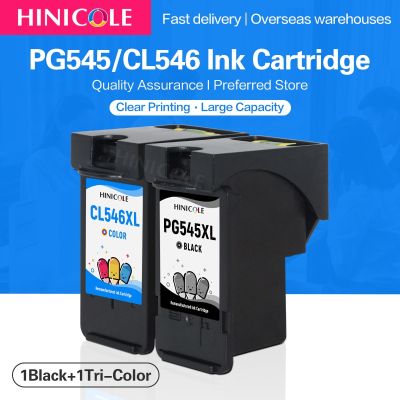 HINICOLE PG545XL PG 545XL CL546 CL 546XL Refilled Ink Cartridge PG-545 Use For Canon Pixma MX320 MX330 MX340 MX350 Printers