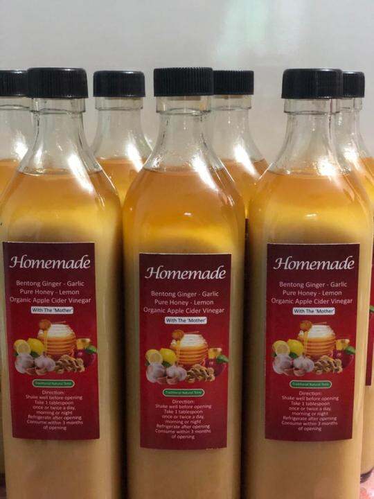 Bentong Ginger Garlic Honey Lemon Vinegar juice less sweet (honey) Lazada