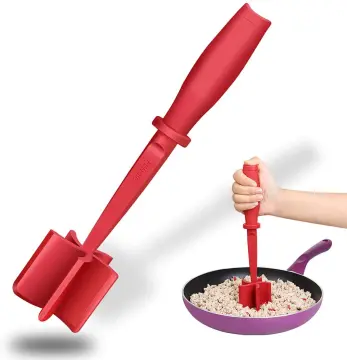 1pc, Meat Chopper, Heat Resistant Meat Masher For Hamburger Meat, Ground  Beef Masher, Plastic Hamburger Chopper Utensil, Ground Meat Chopper, Non  Stic
