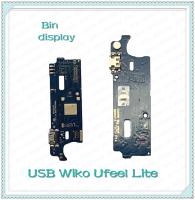 USB Wiko U Feel Lite /ufeel lite อะไหล่สายแพรตูดชาร์จ แพรก้นชาร์จ Charging Connector Port Flex Cable（ได้1ชิ้นค่ะ) อะไหล่มือถือ Bin Display