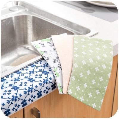 Hot Sale 1pcs self sticky can be cut Kitchen Sink Adhesive Waterproof Stickers Water Sucking Home Kitchen Washbasin Stickers