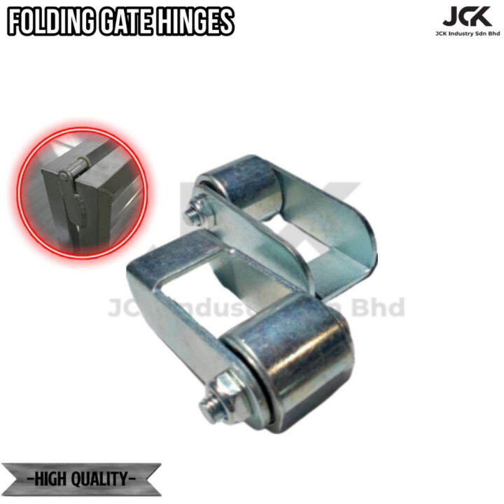 FOLDING GATE HINGES (UV SHAPE) / FOLDING GATE BRACKET (METAL) Lazada