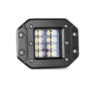 สปอตไลท์แบบฝังดินกันชนไฟรถทำงาน5นิ้ว24W ไฟสี่เหลี่ยม Led ขนาดเล็กเลนส์6d สำหรับรถออฟโรด