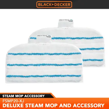 For Black And Decker FSMH13E5 Series Steam mop Microfibre pad 3 Pack