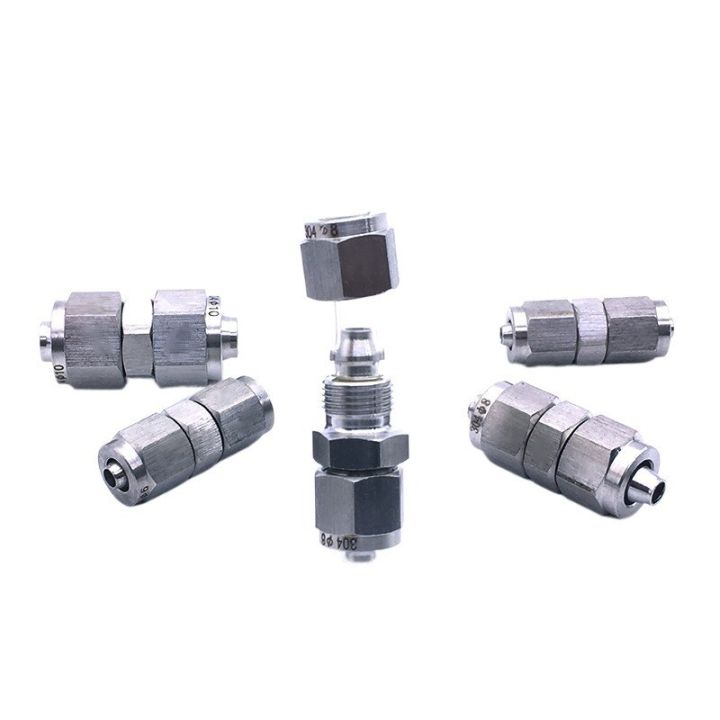5-pcs-pneumatic-tool-quick-screwing-high-temperature-high-pressure-pipe-stainless-steel-pu-air-pipe-connector-pipe-fittings-accessories
