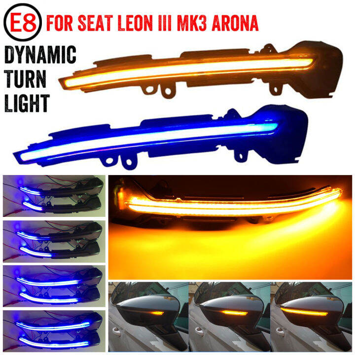 สำหรับ-seat-leon-iii-mk3-5f-st-fr-cupra-ibiza-mk5-v-kj1-arona-kj7แบบไดนามิกไฟเลี้ยวด้านข้างกระจกตัวบ่งชี้ไฟกระพริบโคมไฟ