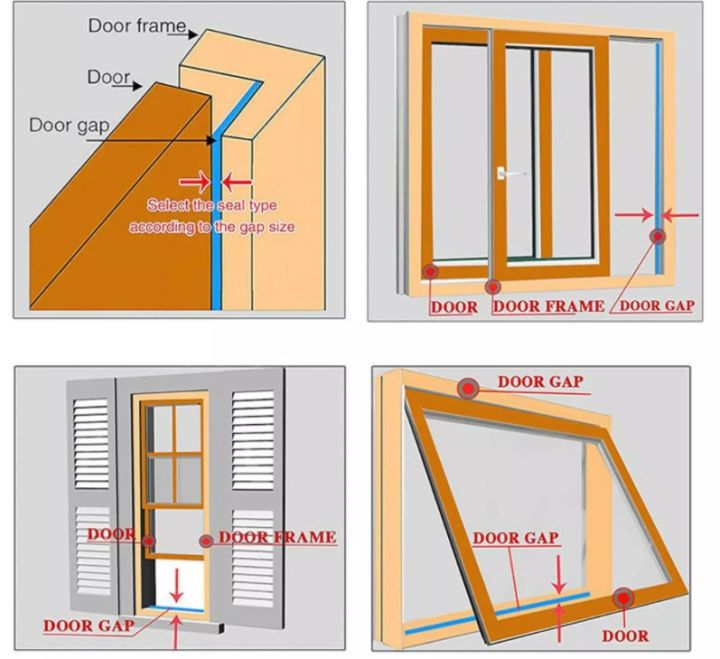 ยางกันขอบประตู-high-power-weather-stripping-door-seal-ยางกันลมประตู-ยางกันตีนประตู-ยางกันยุงประตู-ยางกันเสียงลม-ยางกันลมประตู-ยางกันฝุ่น-มี-4-สี