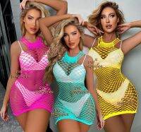 ZZOOI Sexy Sleepwear Babydoll BODYSUIT Mesh Nightdress Intimate cosplay Catsuit Nightwear dress plus size lingere exotic skirt costume