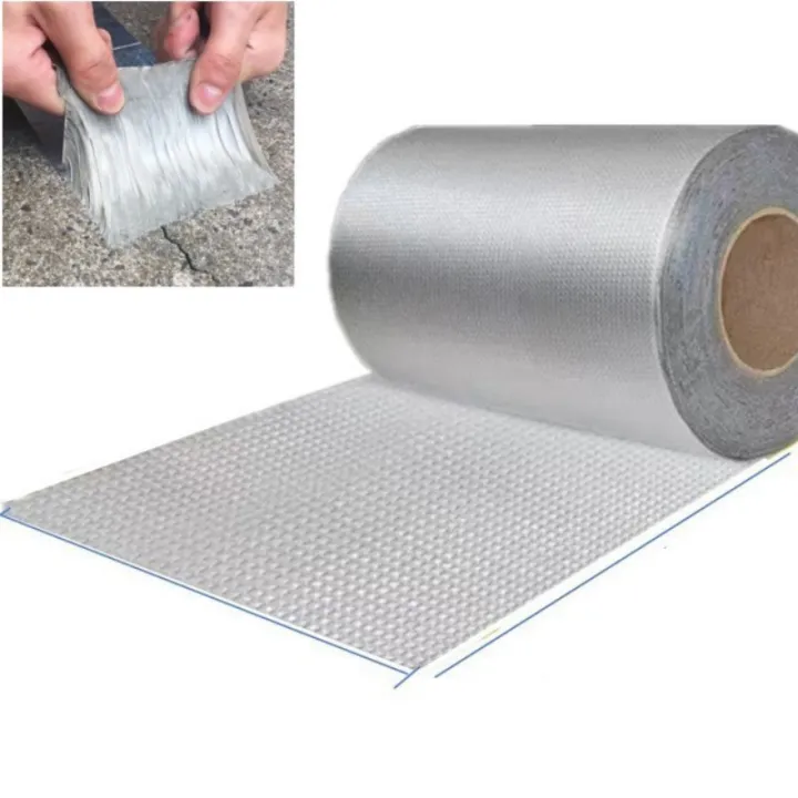 plester-aluminium-foil-butil-tahan-air-5m-selotip-tahan-suhu-tinggi-pita-butil-perbaikan-saluran-atap-kolam-dinding-pita-mandiri-bersegel