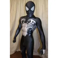 ▲♣ ชุดบอดี้สูทคอสเพลย์ Venom Symbiote 2 SuperHero Zentai สีดํา สําหรับผู้ใหญ่ เด็ก ผู้ชาย ปาร์ตี้ฮาโลวีน