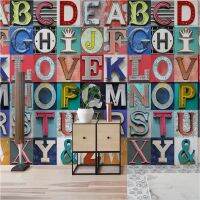 ❐☑℗ Professional custom high-end wallpaper creative letter art background wall decoration - high-grade waterproof material