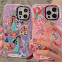 Casetify Disney Princess Mermaid Jasmine Phone case for iPhone 14 13 12 11 Pro Max XR IX XS MAX 6 7 8 6s Plus Cases