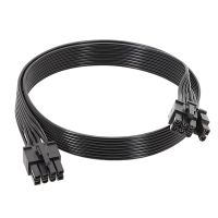 [มาใหม่ล่าสุด] 8พินถึง8พิน (6 + 2) 18AWG สายไฟ PCIe สำหรับกราฟิกการ์ด-50ซม