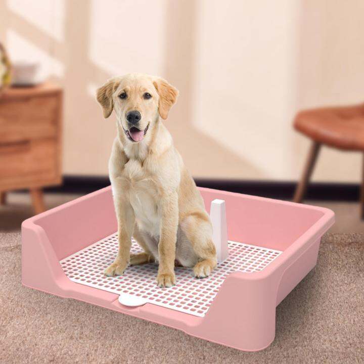 Aimishion Dog Training Potty Tray Urinal Keep Clean Splashproof Dog