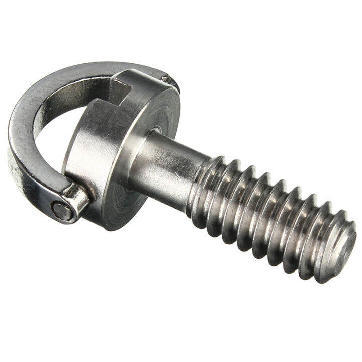 long-1-4-d-ring-screw-stainless-steel-for-camera-tripod-quick-release-plate-silver