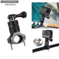 Rotatable Bicycle Motorcycle Aluminum Clamp Holder Tripod Mount for Insta360 One RS GoPro 10 9 Xiaomi YI Action Camera Accessory